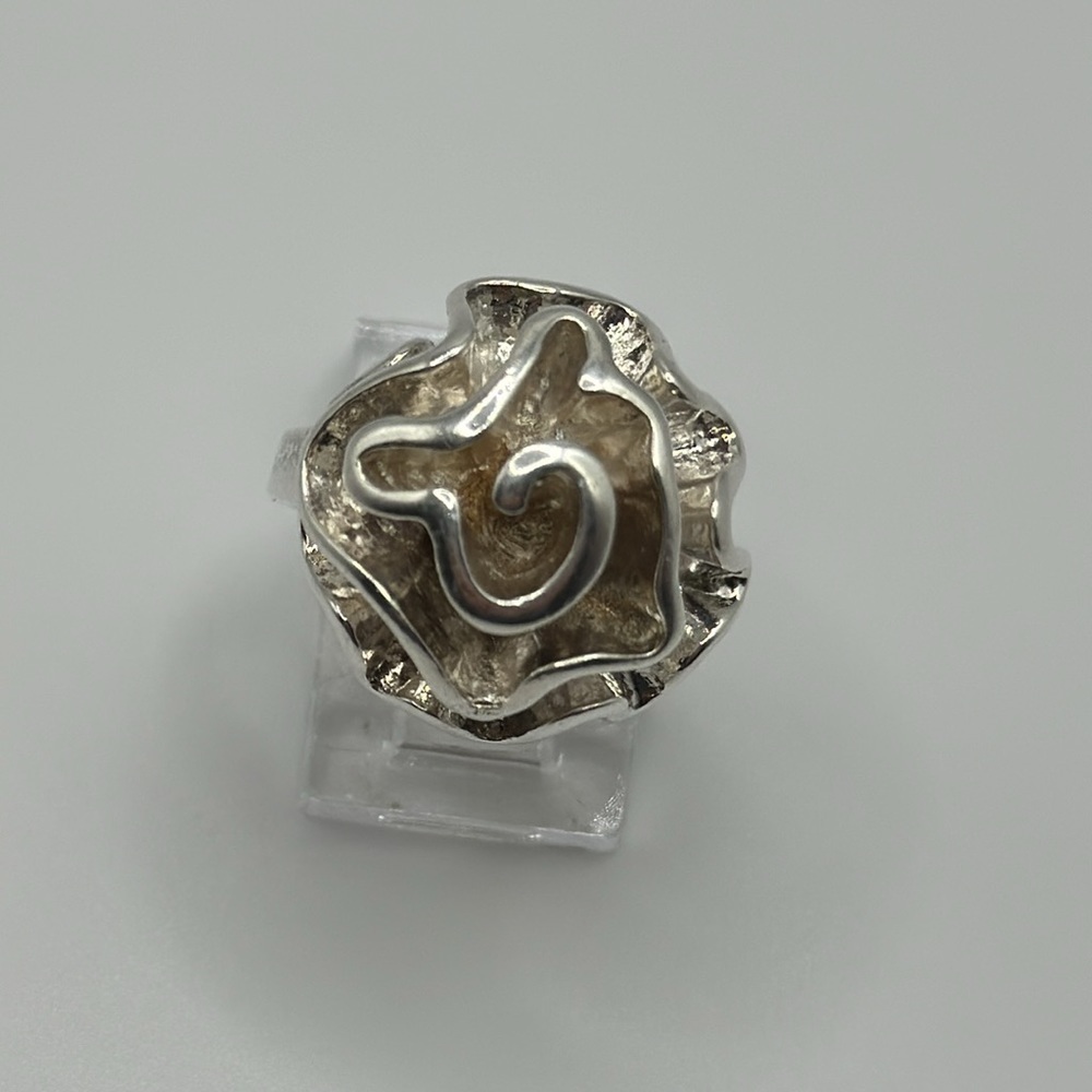 Elegant Rose Design 925 Silver Ring ✨